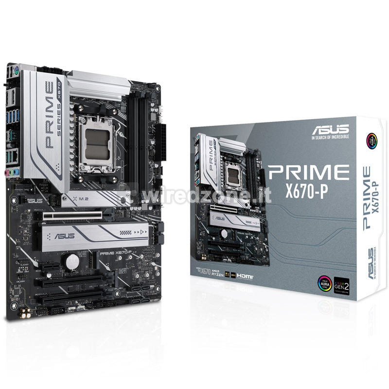 ASUS Prime X670-P, AMD X670 Mainboard AM5 - 1