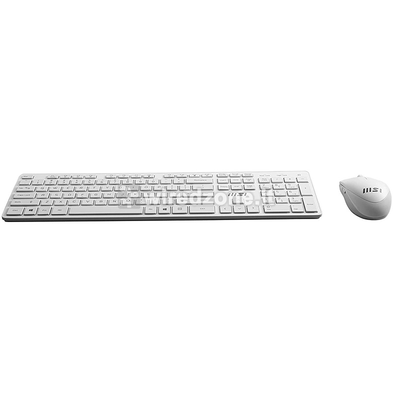 MSI Keyboard USB + Mouse USB, Bundle - White - 1