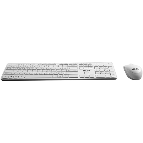 MSI Keyboard USB + Mouse USB, Bundle - White - 1