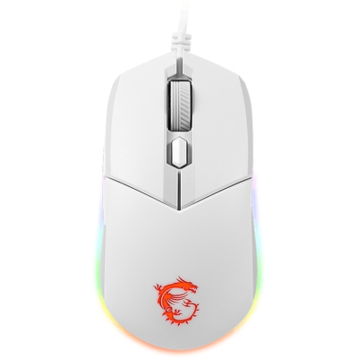 MSI Clutch GM11 USB Gaming Mouse - White - 2