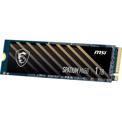MSI Spatium M450, PCIe Gen4x4, NVMe, M.2 2280 SSD - 1TB - 1