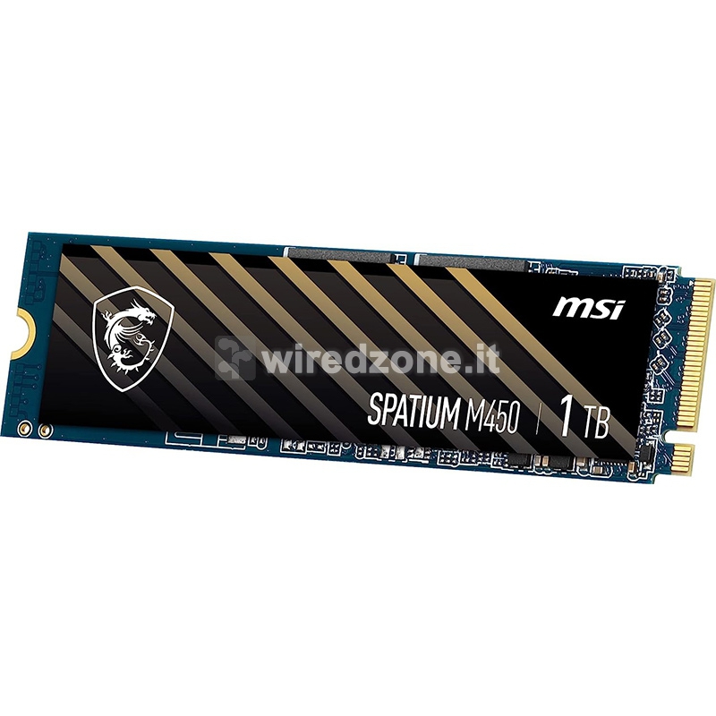 MSI Spatium M450, PCIe Gen4x4, NVMe, M.2 2280 SSD - 1TB - 1