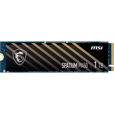 MSI Spatium M450, PCIe Gen4x4, NVMe, M.2 2280 SSD - 1TB - 3