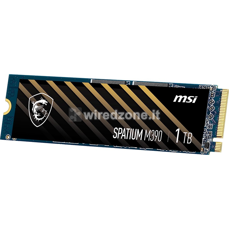 MSI Spatium M390, PCIe Gen3x4, NVMe, M.2 2280 - 1TB - 1