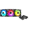 MSI Max F12A-3H RGB, 3x Pack Fans with Controller and Remote-Control - 120mm - 1