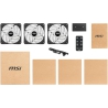MSI Max F12A-3H RGB, 3x Pack Fans with Controller and Remote-Control - 120mm - 4