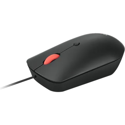 Lenovo ThinkPad USB-C Wired Compact Mouse - Black - 5