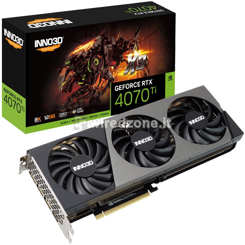 INNO3D GeForce RTX 4070 Ti X3 12GB GDDR6X - 1