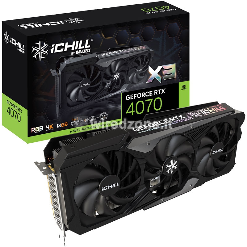 INNO3D GeForce RTX 4070 iChill X3, 12288 MB GDDR6X - 1