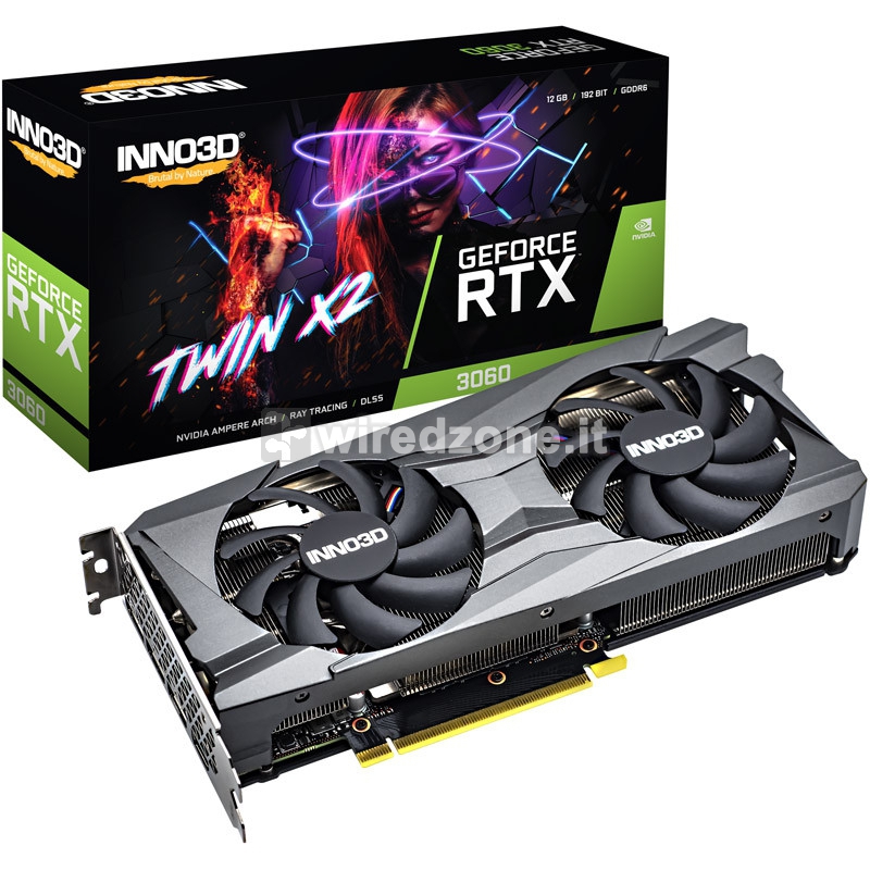 INNO3D GeForce RTX 3060 Twin X2 12GB GDDR6 - 1