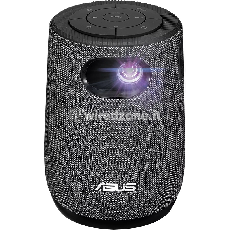 ASUS ZenBeam Latte L1, LED, 1080p (1920x1080), USB-A, HDMI, Integrated Speaker, Grey / Black - 1