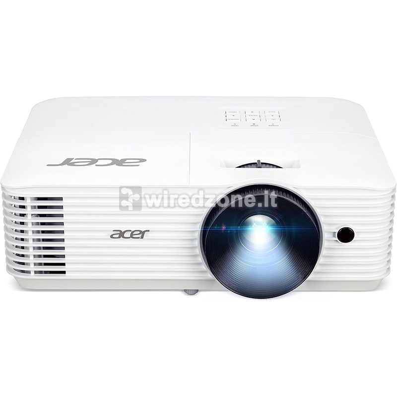 Acer H5386BDi, 4500 ANSI lumen, DLP, 720p (1280x720), VGA, HDMI, Integrated Speaker, White - 1
