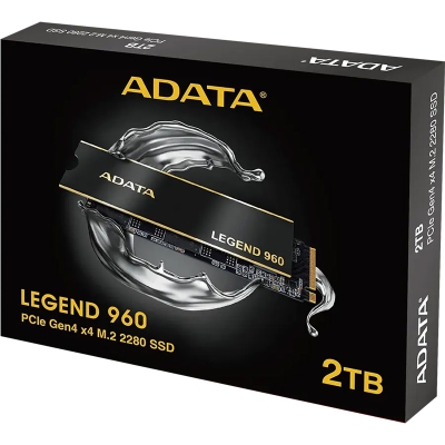 ADATA Legend 960 SSD, PCIe Gen4x4, NVMe, M.2-2280 - 2 TB - 6