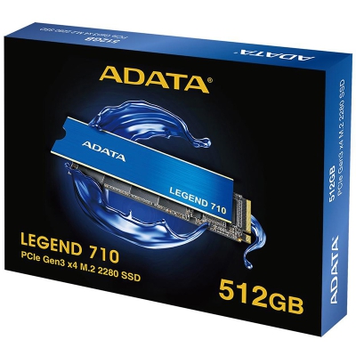 ADATA Legend 710 SSD, PCIe Gen3x4, NVMe, M.2-2280 - 512 GB - 7