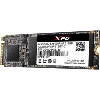 ADATA XPG SX6000 Pro SSD, PCIe Gen3X4, NVMe, M.2-2280 - 512 GB - 2