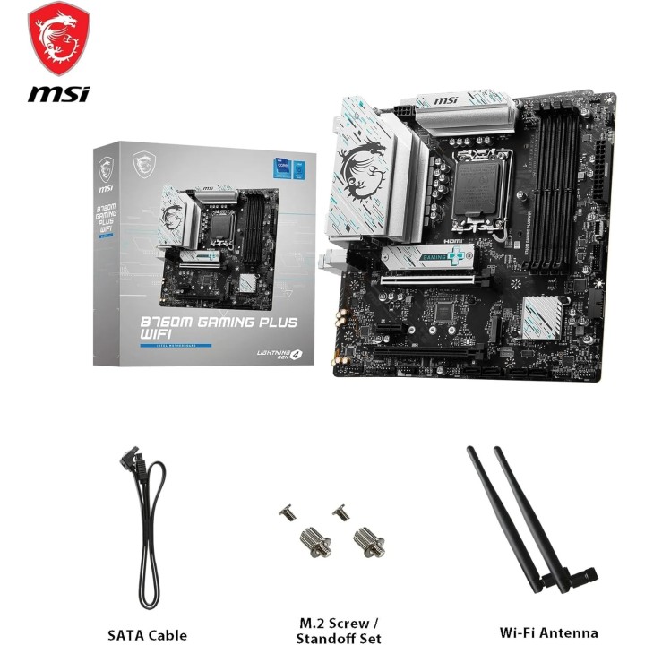 MSI B760M Gaming Plus WiFi DDR5, LGA 1700