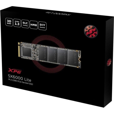 ADATA XPG SX6000 Lite SSD, PCIe Gen3X4, NVMe, M.2-2280 - 256 GB - 4