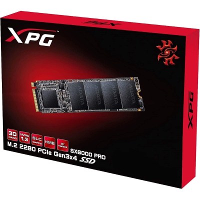 ADATA XPG SX6000 Pro, PCIe Gen3X4, NVMe, M.2-2280 - 256 GB - 5