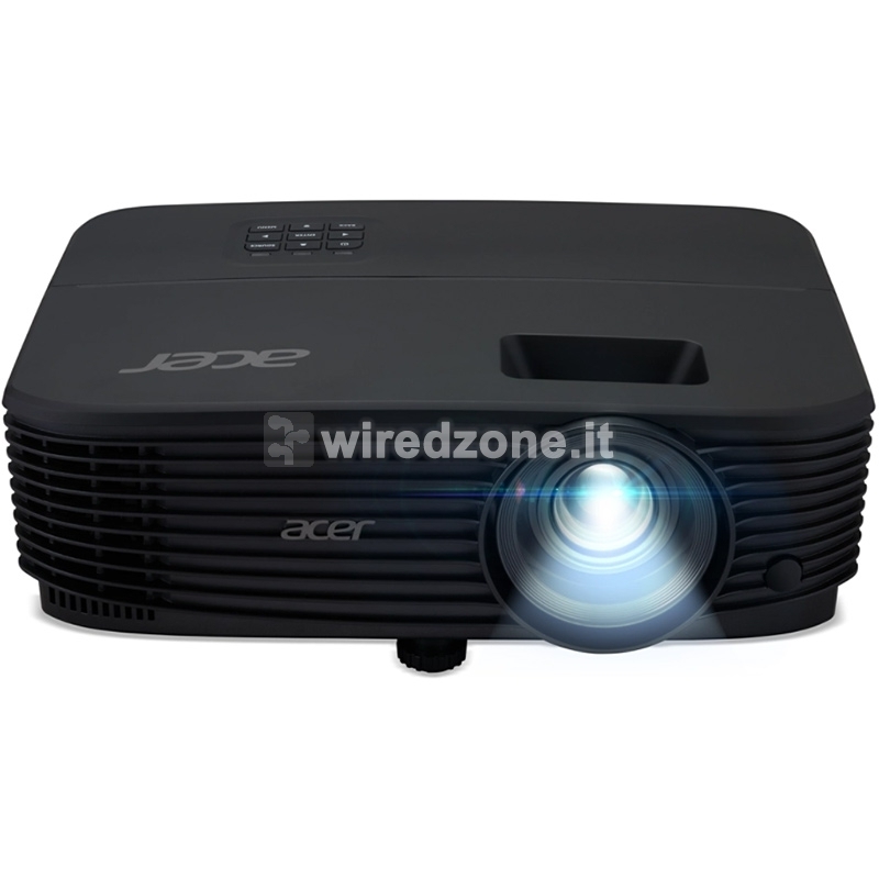 Acer Essential X1123HP, 4000 ANSI lumen, DLP, SVGA (800x600), VGA, HDMI, Integrated Speaker, Black - 1