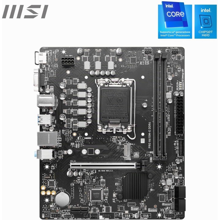 MSI Pro H610M-E DDR4, LGA 1700