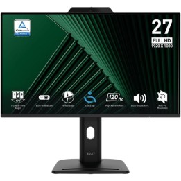 MSI Pro MP272PMG, 27", IPS, FHD, 120Hz, Webcam, Pivot, VGA, DP, HDMI