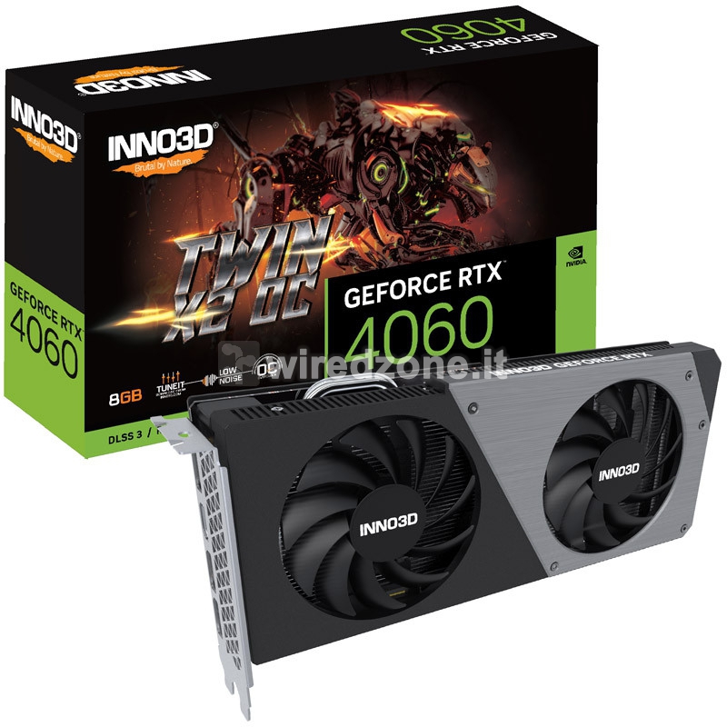 INNO3D GeForce RTX 4060 Twin X2 OC 8GB GDDR6 - 1