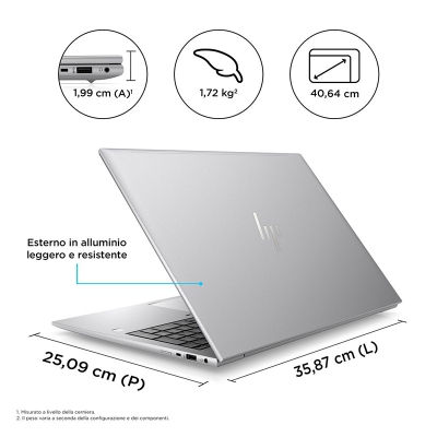 HP ZBook Firefly 16 G10, i7-1355U, 1,7 GHz, 40,6 cm (16"), WUXGA, RTX A500 4GB, 32GB DDR5, 1TB SSD, W11 Pro - 9