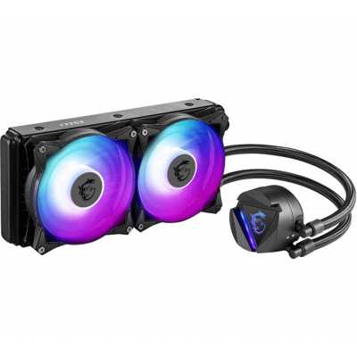 MSI MAG CoreLiquid 240R, AIO Black, CPU Liquid Cooling - 240mm