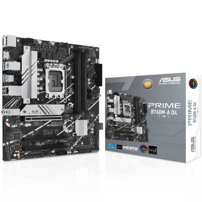 ASUS Prime B760M-A D4-CSM, Intel B760 Mainboard LGA1700