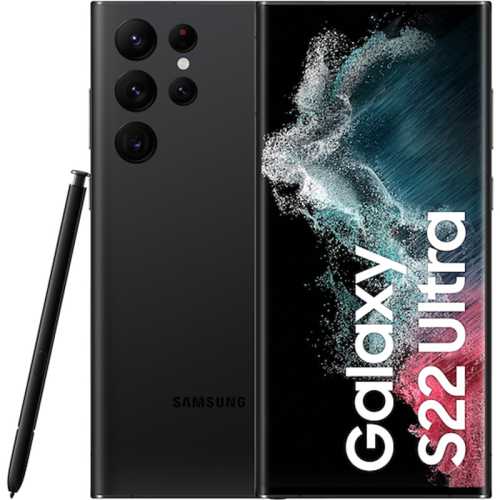 Samsung Galaxy S22 Ultra 5G Black, 17,3 cm (6.8"), 8GB RAM, 128GB, 108MP, Android 12