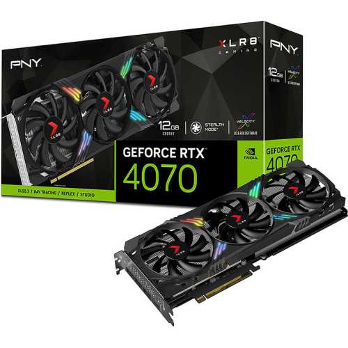 PNY GeForce RTX 4070 XLR8 Verto EPIC-X 12GB GDDR6X