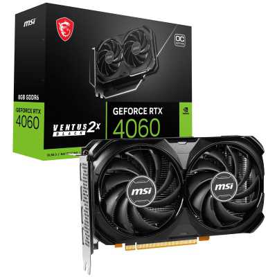 MSI GeForce RTX 4060 Ventus 2X Black OC 8GB GDDR6
