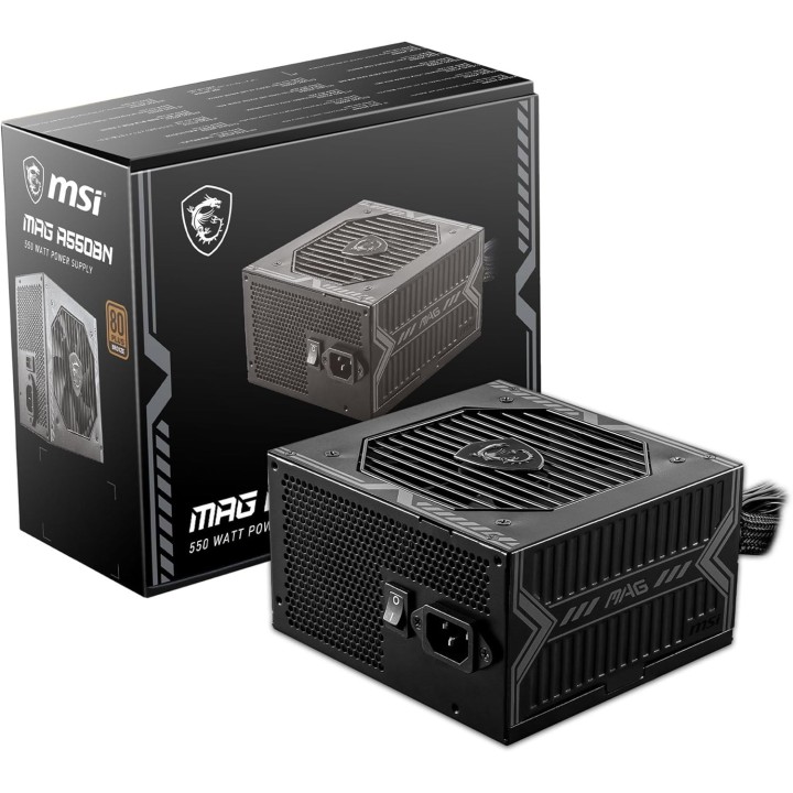 MSI MAG A550BN, 80 PLUS Bronze, 550w