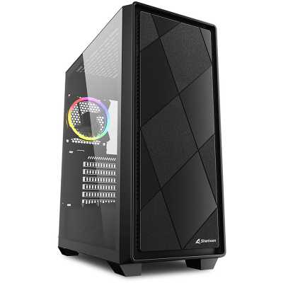 Sharkoon VS8 RGB Mid-Tower, Side-Glass - Black