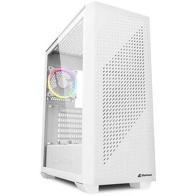 Sharkoon VS9 RGB Mid-Tower, Side-Glass - White