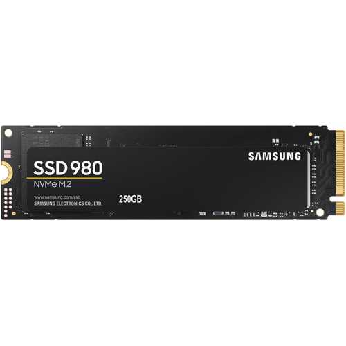 Samsung 980 SSD, PCIe Gen3x4, NVMe, M.2 2280 - 250 GB