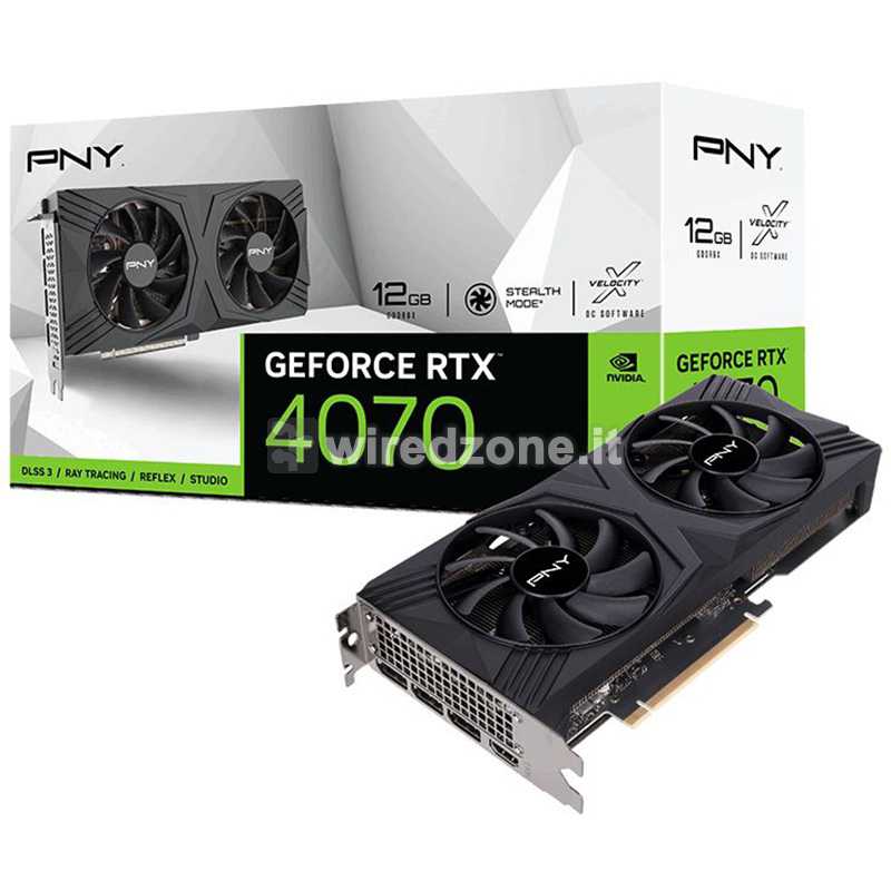 PNY GeForce RTX 4070 VERTO 12GB GDDR6X