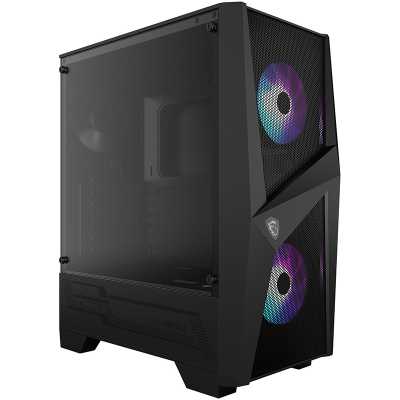 MSI MAG Forge 100R Mid-Tower Side-Glass - Black
