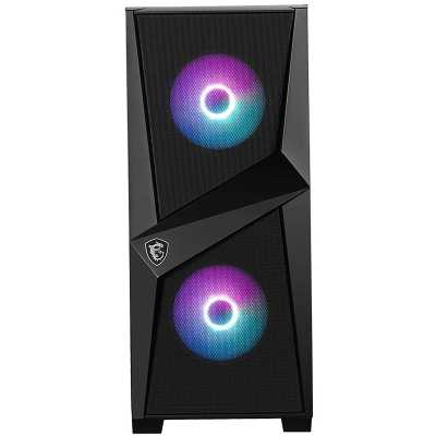MSI MAG Forge 100R Mid-Tower Side-Glass - Black