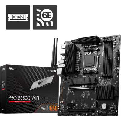 MSI Pro B650-S WiFi, AMD B650 Mainboard AM5
