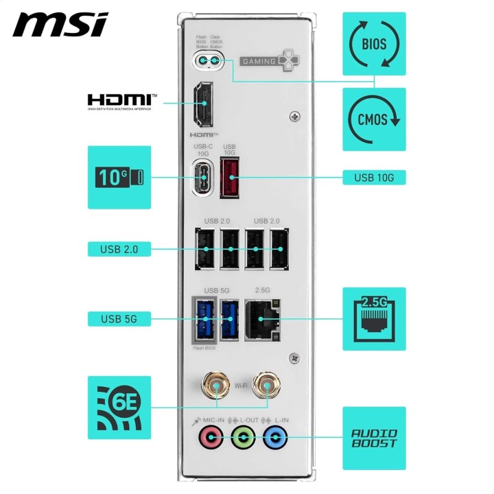 MSI B840M Gaming Plus WiFi6E, AM5