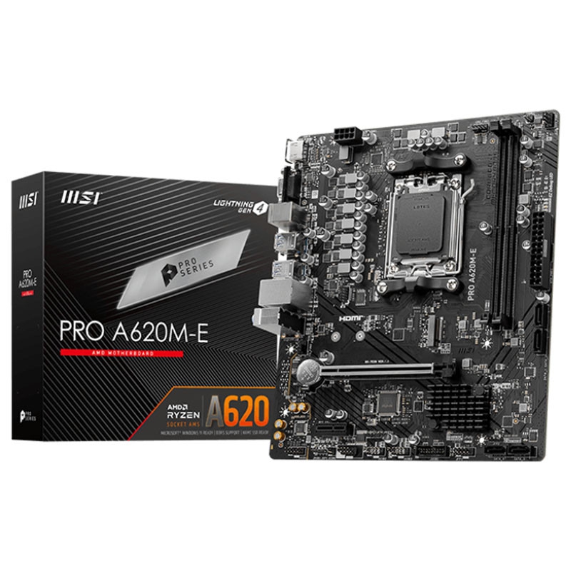 MSI Pro A620M-E, AMD A620 Mainboard - Socket AM5