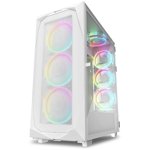 Sharkoon REV300 Full-Tower, Side Glass - White