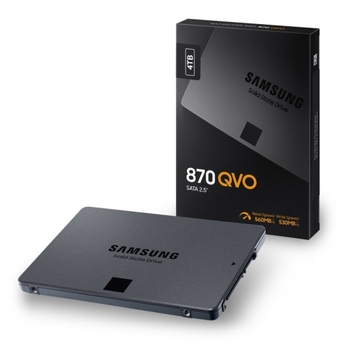 Samsung 870 QVO SSD, SATA 6G, 2.5-inch - 4TB