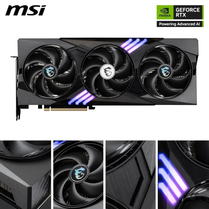 MSI GeForce RTX 5070, Gaming Trio OC, 12GB GDDR7
