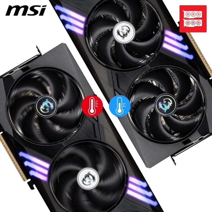 MSI GeForce RTX 5070, Gaming Trio OC, 12GB GDDR7