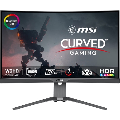 MSI MAG 275CQRF-QD Curved, 68,6 cm (27"), 170Hz, WQHD, VA - USB-C, DP, HDMI