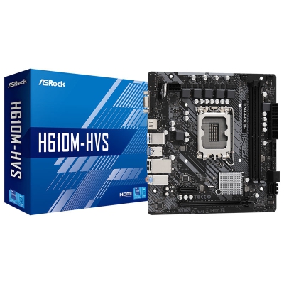 ASRock H610M-HVS DDR4, Intel H610 Mainboard LGA1700