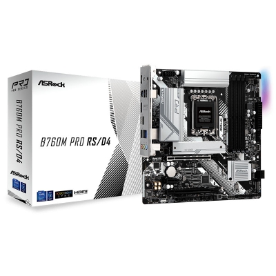 ASRock B760M Pro RS/D4, Intel B760 Mainboard LGA1700