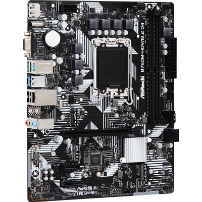 ASRock B760M-HDV/M.2 D4, Intel B760 Mainboard LGA1700